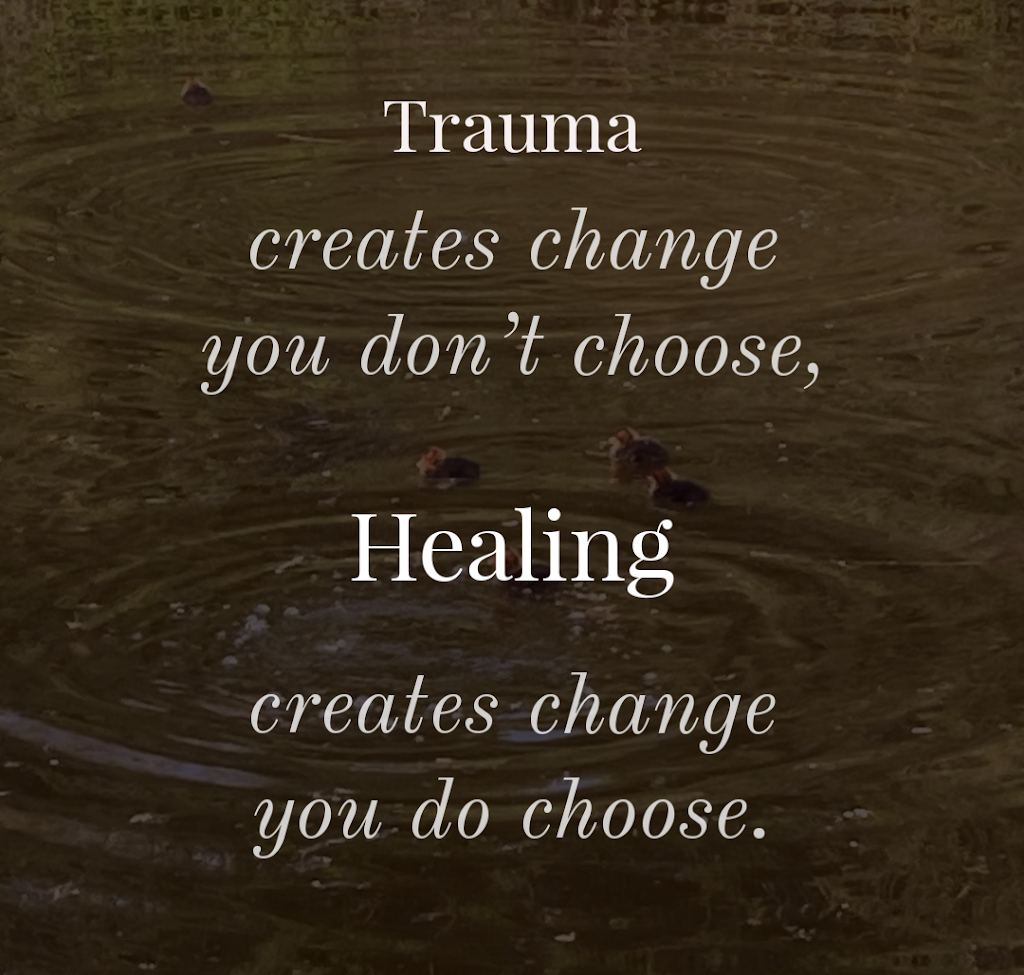 brown background with a healing trauma quote on Journeyofsmiley blog