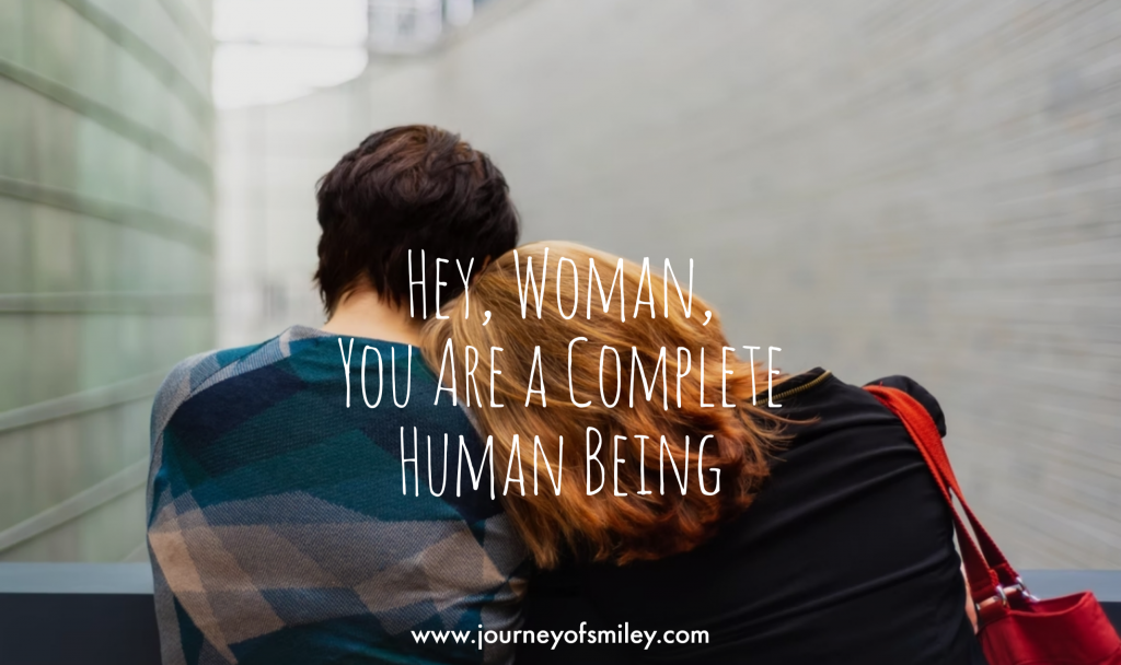 a couple women her head on a man shoulder, woman matter