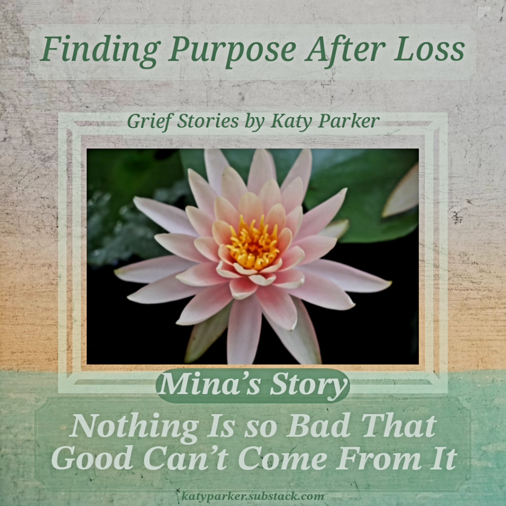 Grief Stories, Nothing Is so Bad That Good Can't Come From It in Grief Stories series by Katy Parker